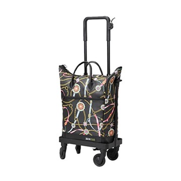 海夫健康生活館lz uber 5段高度 大開口 側推購物車 黑色(d0199-03)
