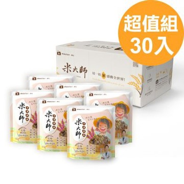 【米大師】常溫熟飯-紅藜纖穀飯 (180gx30包/箱)