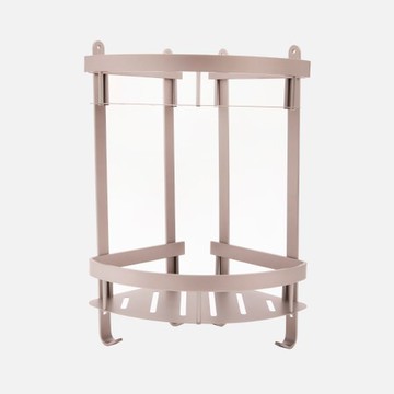 無鋁倫比兩層式三角壁掛架 槍灰色