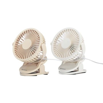 USB桌/夾兩用小扇  UD201 USB桌/夾兩用小扇 奶茶