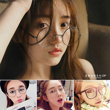 任兩件$299免運★一件價$149★ 惡南宅急店【0029M】顯小臉 韓國文青系新款弧形眼鏡 平框眼鏡 復古文青 鏡架 黑框眼鏡