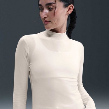 NIKE AS W NSW NK CHLL KNT MOCK TEE 女 長袖上衣 HV5028110