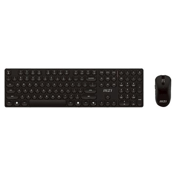 msi 微星 W COMBO TC無線鍵鼠組  黑色  FORGE K210  普通型