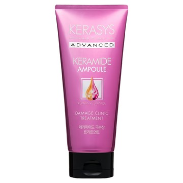 KERASYS Advance 專業安瓶護髮素 摩洛哥堅果精油改善分岔斷裂 角蛋白神經醯胺柔順秀髮  200ml  1條