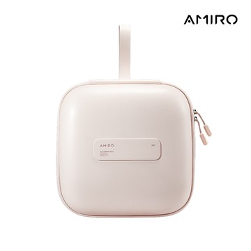 AMIRO Cube S系列 M3 行動LED磁吸美妝鏡折疊收納化妝箱-粉色