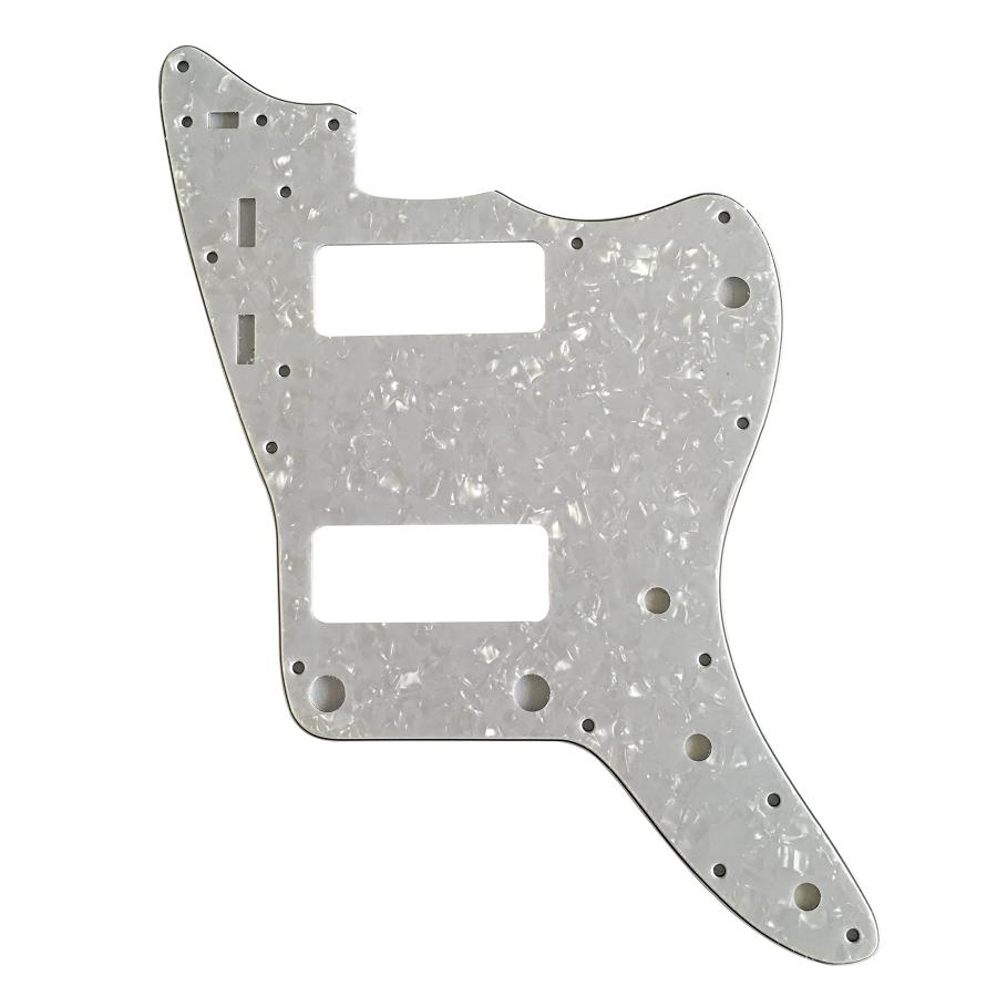 カスタム For Fender US Jazzmaster P90 Style ギターピックガード (4プライホワイトパール)