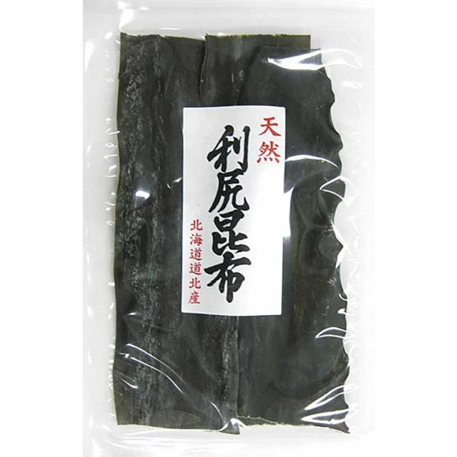 日高食品 利尻昆布(天然シリーズ) 白ラベル 25g×10袋セット  （送料無料） 直送