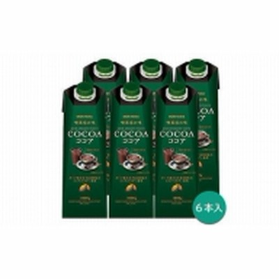 守山乳業 ＭＯＲＩＹＡＭＡ　喫茶店の味　ココア　１０００ｇ×６本【ガーナ産 カカオ 高級 ココア飲料 ドリンク 濃厚 おいしい ギフト チョコレートドリンク 飲料 ギフト プレゼント 贈り物 お返し おいしい まとめ買い 神奈川県 南足柄市 】