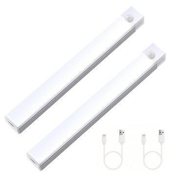 AHOYE 長條感應燈/小夜燈/led感應燈/led小夜燈2件組 20cm  1組  白光