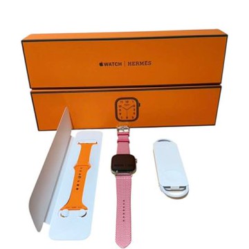 展示品 近全新HERMES 愛馬仕APPLE WATCH  s10手錶(42MM)(鈦金屬)