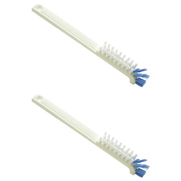 Aisen 排水口專用清潔刷  直角刷毛設計，適用於各類隙縫，清潔零死角  白色  2支