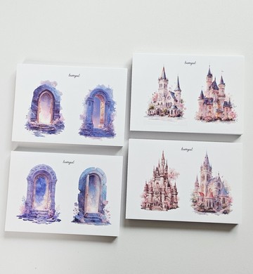 異世界傳送門與城堡貼紙組