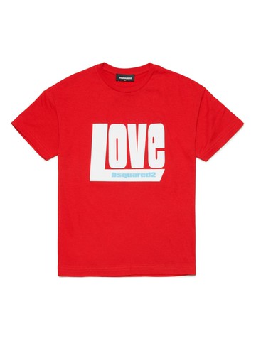 Dsquared2 Kids - graphic-print cotton T-shirt - kids - Cotton - 8 yrs