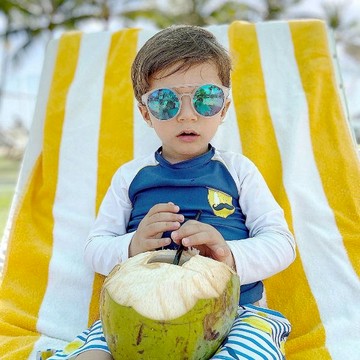 英國｜Sunuva 西西里檸檬先生防曬衣/泳衣 學齡前 - 1~2歲