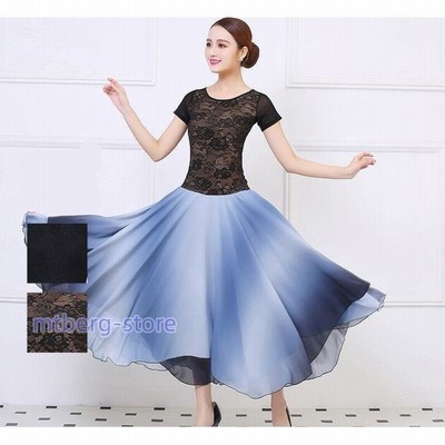 UNISEX S/M 受注生産社交ダンス衣装ワンピース モダンダンス ワルツ