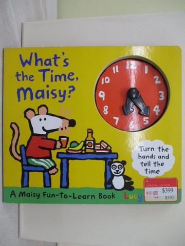【書寶二手書T1／少年童書_YWI】What’s the Time, Maisy?_Lucy Cousins