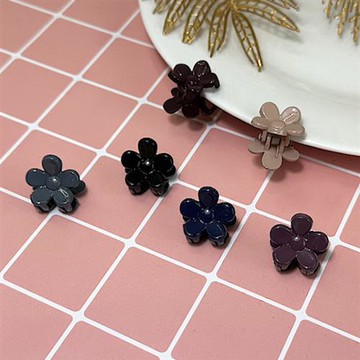 Bijoux C.小抓夾花朵莫蘭迪6入（1.8cm）