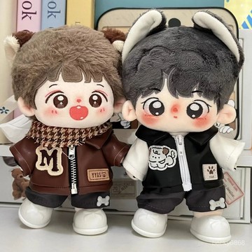 臺灣出貨 棉花娃娃娃衣 20公分 玩偶 棉花娃娃 玩偶套裝 娃衣 毛絨公仔 衣服換裝 娃娃換裝 娃娃衫 娃娃裝 娃娃套裝