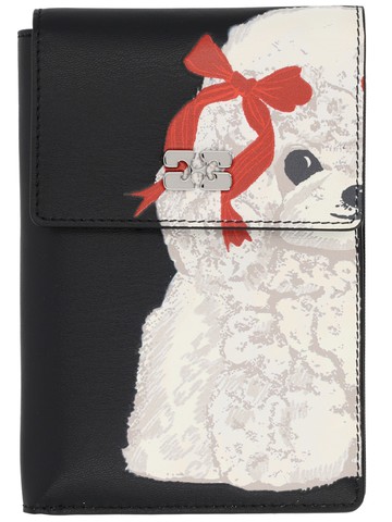 ganni "puddle" wallet