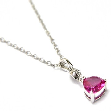 Bear & Color著色【桃色星鑽】項鍊