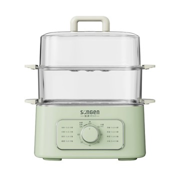 SONGEN 多功能雙層蒸煮鍋/電火鍋/電蒸鍋/美食鍋/料理鍋 (SG-1011MS(G))