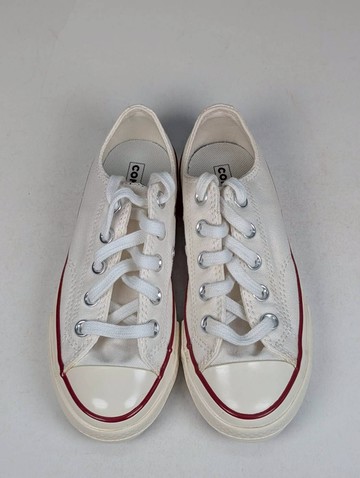 微瑕疵-左右腳鞋面明顯泛黃 368988C P13 CONVERSE CHUCK 70 OX 低筒休閒鞋中大童白