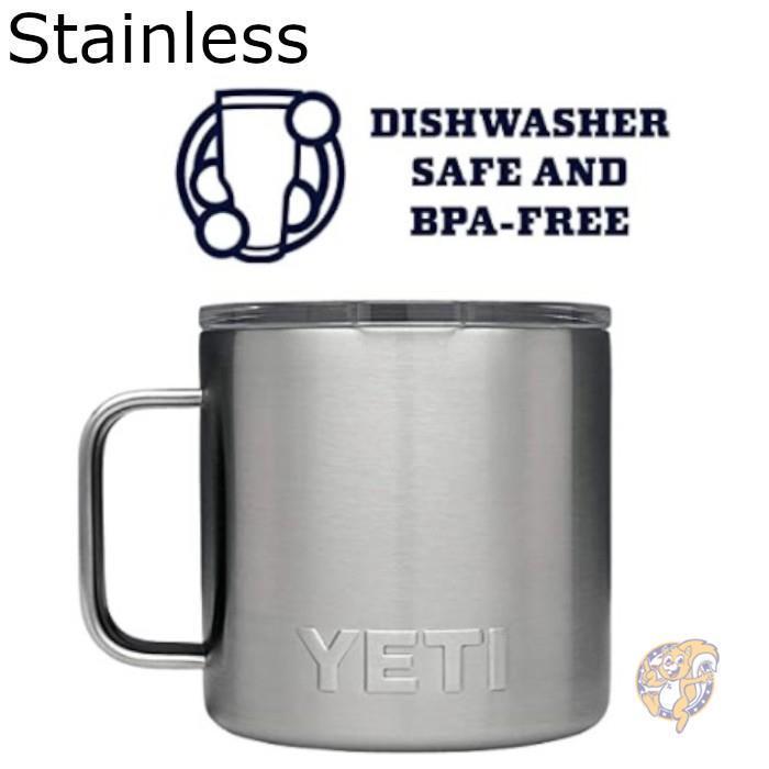 イエティ ランブラー 414ml マグカップ ステンレススチール YETI 真空断熱 蓋付きマグ 送料無料