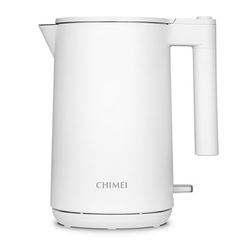 CHIMEI 奇美家電 304不鏽鋼雙層防燙快煮壺 1.5L 雲朵白  KT-15SP01