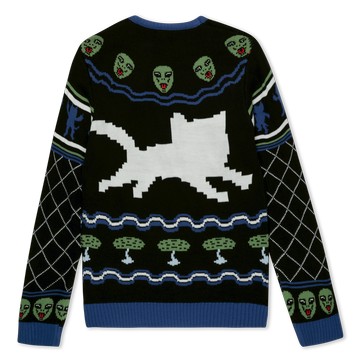 OUT OF THIS WORLD KNIT SWEATER (BLACK)