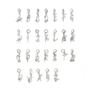 [純銀] 扭結字母掛墜 / 26款 / Knotted English Alphabet Pendant
