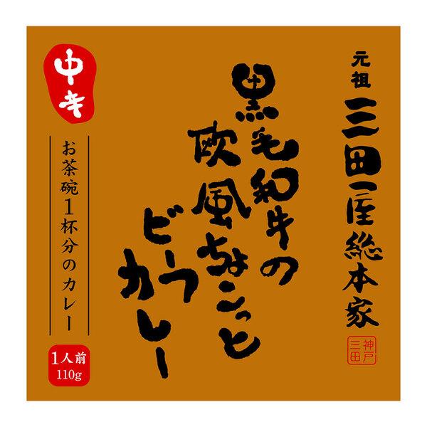 三田屋総本家 黒毛和牛の欧風ちょこっとビーフカレー中辛 40食 二重包装可