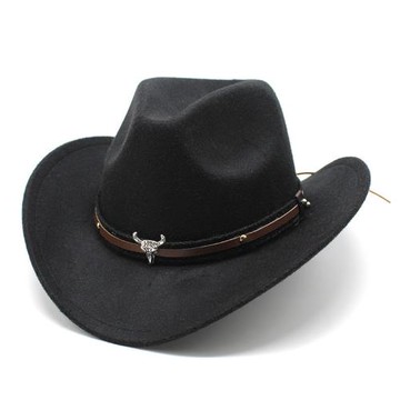 men and women's hat western cowboy jazz cap sun hat西部