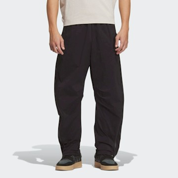 ADIDAS 愛迪達 阿迪達斯 日常 蛇紋印花 男運動長褲-黑色 CM WV PNT-JZ4198