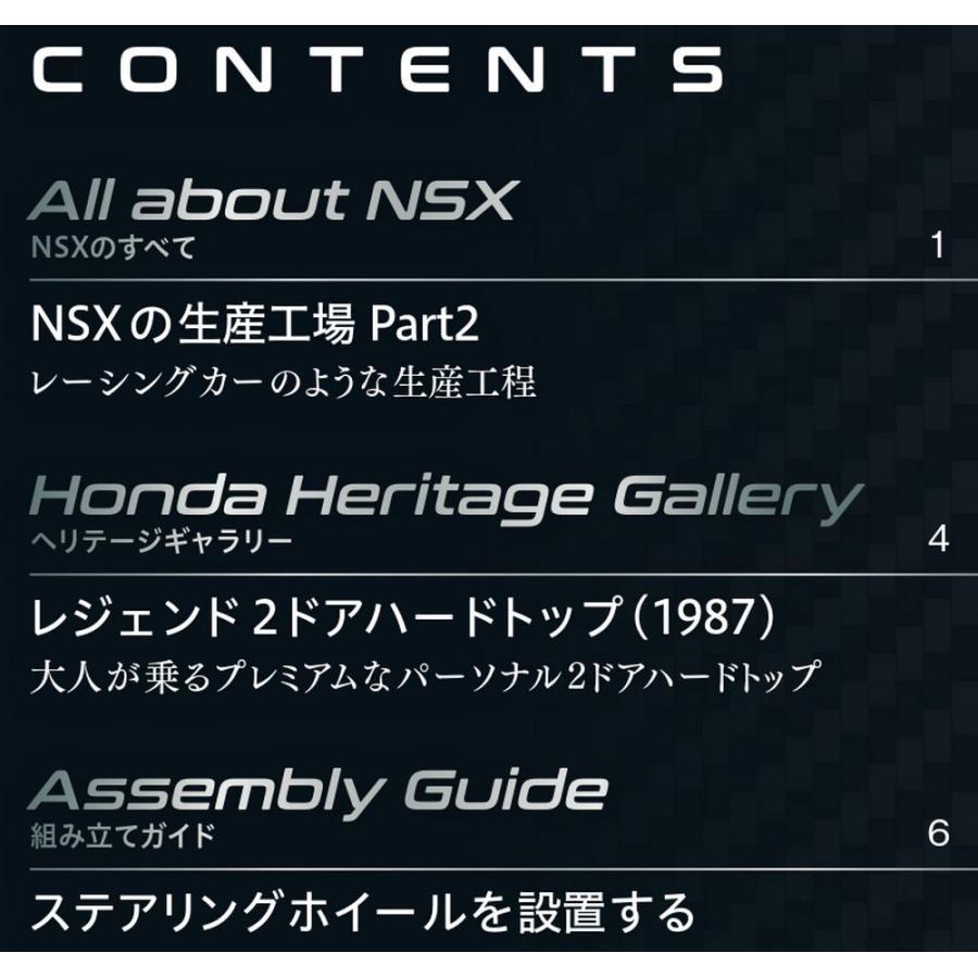 デアゴスティーニ　Honda NSX　第27号