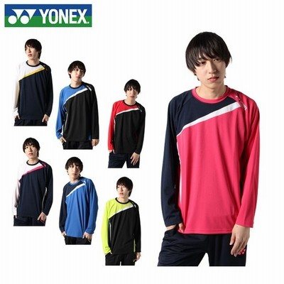 ヨネックス テニスウェア Tシャツ 長袖 メンズ ジュニア アシンメトリーロングスリーブ Rwhi1901 Yonex 通販 Lineポイント最大get Lineショッピング