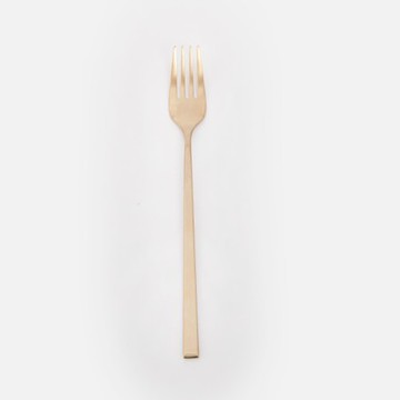 NICOTT 不鏽鋼餐叉 21.3cm 金