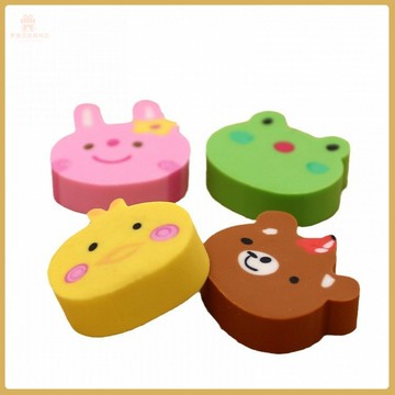 💚限時秒殺💚小學生用品兒童禮物可愛卡通動物橡皮擦學習創意文具廠批髮 HRPT