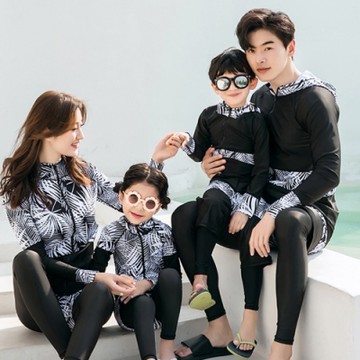 Biki比基尼妮，夏椰黑光泳衣情侶泳衣全家泳衣(單大人女)