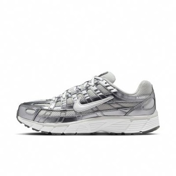NIKE W NIKE P-6000 女鞋 休閒鞋 慢跑鞋 運動鞋 緩震 復古 銀灰白-IO3496001