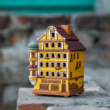 德國雷根斯堡帽匠屋 高14cm