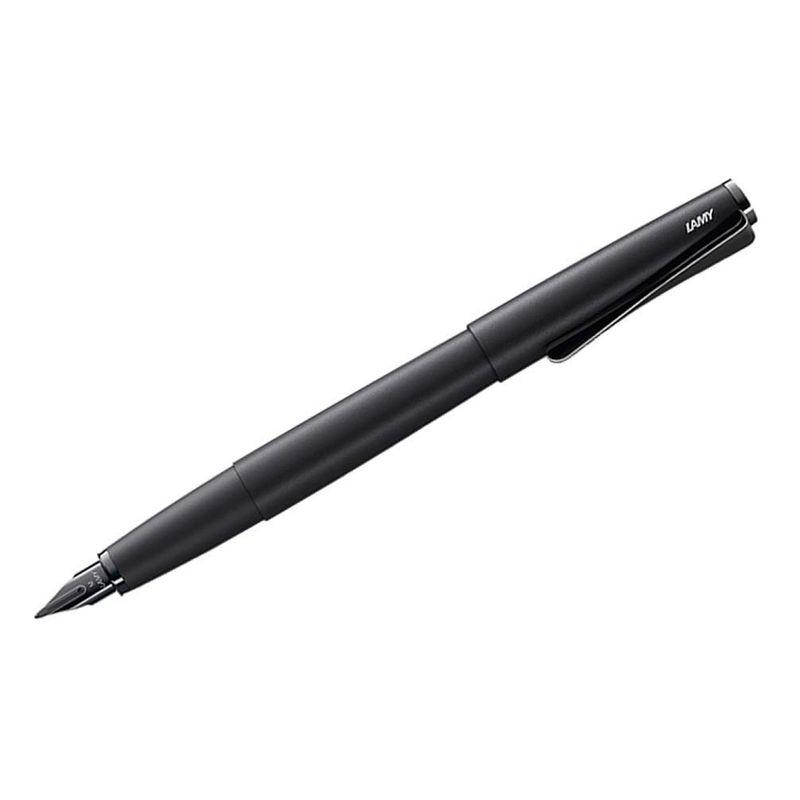 LAMY ラミー 万年筆 EF 極細字 ステュディオ ルクス オールブラック L66AB-EF 両用式 正規輸入品