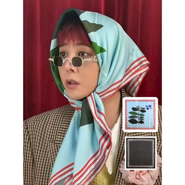 輕薄 頭巾 GD 絲巾 尼龍 軟質 大領巾 掛巾 單面 嘻哈 穿搭 復古 印度安 阿美咖 牛仔