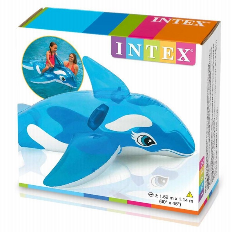 INTEX(インテックス) リトルホエールライドオン ブルー 152