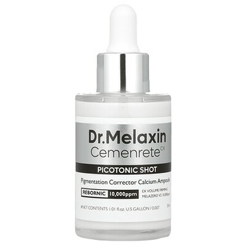 Dr.Melaxin, Cemenrete， Picotonic Shot 色素沉着修正鈣安瓿，1.01 液量盎司（30 毫升）