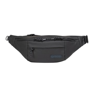 【OUTDOOR】極簡風尚腰包-黑色 OD163358BK