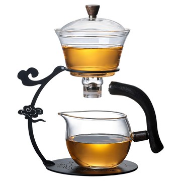 一鹿有你 自動磁吸泡茶器  金枝玉葉  350ml  1組