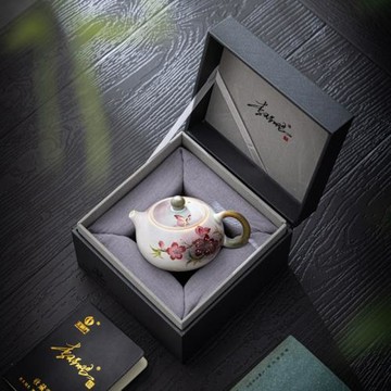 粉柴燒手繪西施茶壺茶杯功夫茶道茶具單壺泡茶家用陶瓷泡茶器泡茶