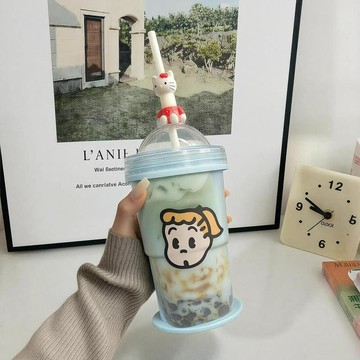 特價下殺👏摺疊冰球杯自帶吸管硅膠食品級製冰杯夏季外出隨手杯自制冰飲水杯