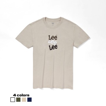 Lee 男款 三色LOGO 短袖T恤 | Modern
