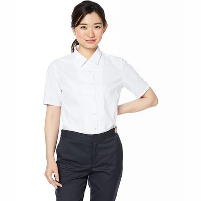 セシール ブラウス 形態安定シャツ 半袖 Uvカット 抗菌防臭 Mw 1947 レディース Ll ホワイト 通販 Lineポイント最大get Lineショッピング